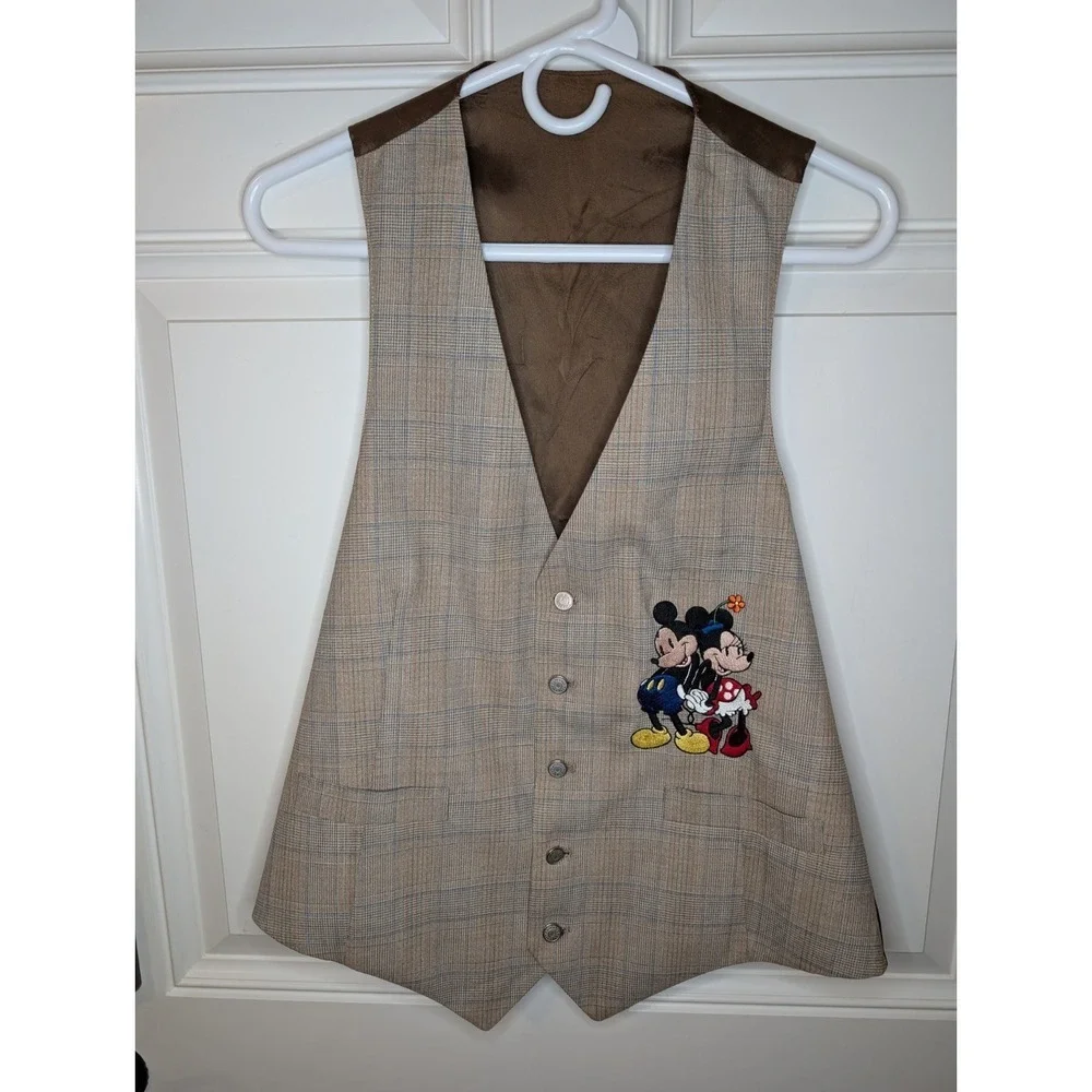 Too Cute Guetta Brothers Vintage Disney Mickey Minnie Men's Vest (1992) Size M/L